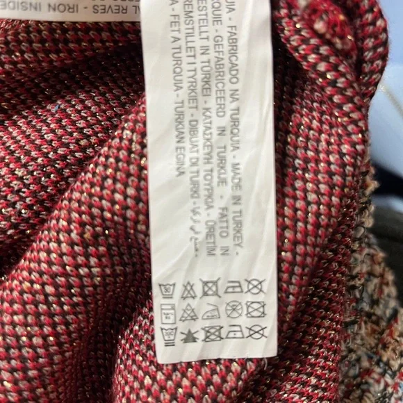 Zara straight shift dress with pearl neckline - Picture 6 of 7